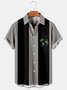 Mens Eco-Themed Printed Casual Breathable Short Sleeve Shirts