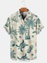 Men's Coconut Print Casual Short Sleeve Hawaiian Shirt