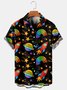 Men's Rainbow Print Casual Short Sleeve Hawaiian Shirt