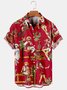 Men's Western Denim Casual Short Sleeve Hawaiian Shirt