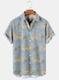 Men's Vintage Print Casual Breathable Short Sleeve Hawaiian Shirt