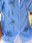 Hawaiian Men's Blue Printed Casual Shirt  Hawaiian Aloha