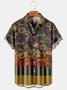 Men's Hibiscus Flower Print Casual Cool Breathable Hawaiian Short Sleeve Shirt