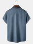 Men's Geometric Colorblock Print Casual Short Sleeve Hawaiian Shirt