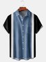 Men's Casual Short Sleeve Bowling Shirt