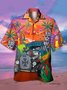 Men's Printed Casual Short Sleeve Hawaiian Shirt