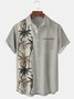 Mens Coconut Tree Graphic Print Short Sleeve Shirt