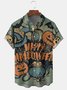 Halloween Men's Floral Shirt Shirt Collar Polyester Fibre Casual 