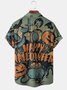 Halloween Men's Floral Shirt Shirt Collar Polyester Fibre Casual 
