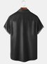 Floral Summer Hawaii Lightweight Micro-Elasticity Buttons Short sleeve H-Line Shirt Collar shirts for Men