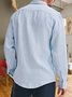 Casual Plain Summer Micro-Elasticity Household Regular Fit Regular H-Line Regular shirts for Men
