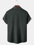 Men Casual Summer Coconut Tree Polyester Lightweight Micro-Elasticity Daily Short sleeve Regular shirts