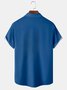 Casual Summer Music Polyester Lightweight Party Short sleeve Shawl Collar Regular shirts for Men