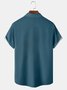 Men Casual Abstract Summer Polyester Lightweight Micro-Elasticity Regular Fit Short sleeve Regular shirts