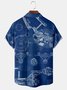Geometric Casual Summer Daily Regular Fit Regular H-Line Shirt Collar Regular Size shirts for Men