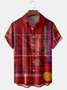 Geometric Casual Summer Polyester Micro-Elasticity Regular Fit Regular Shirt Collar Regular Size shirts for Men
