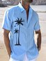 Cotton Linen Hawaii Leisure Resort Guayabella Short Sleeve Shirt