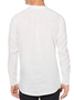 Cotton linen style American casual V-neck cotton linen Long Sleeve Shirt