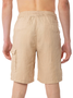 Cotton linen style American casual work shorts