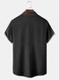 Men's Vintage Geometric Print Fashion Hawaiian Short Sleeve Shirt