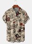 Poker Chest Pocket Short Sleeve Hawaiian Shirt