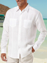 Cotton Chest Pocket Long Sleeve Expedition Shirt.