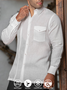 Cotton Chest Pocket Long sleeve shirt