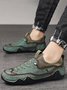 Mens‘s Plus Size Split Joint Slip On Leather Shoes