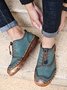Vintage Handmade Sewn Stitching Lace Up Moccasin Shoes