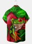 Frog Chest Pocket Short Sleeve Resort Shirt