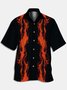 Flame Short Sleeve Casual Shirt