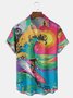 Hippie Surf Chest Pocket Short Sleeve Hawaiian Shirt