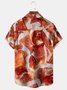 Bacon Texture Chest Pocket Short Sleeve Casual Shirt