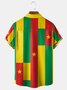 Flag Football Soccer Team Chest Pocket Short Sleeve Shirt