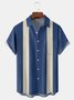 Ukiyo-e Cloud Chest Pocket Short Sleeve Bowling Shirt