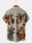 Fruit Chest Pocket Short Sleeve Hawaiian Shirt