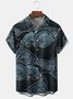Ukiyo-e Waves Chest Pocket Short Sleeve Shirt