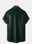Mardi Gras Chest Pocket Short Sleeve Casual Shirt