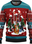 Ugly Christmas Guitar Crew Neck Sweatshirt