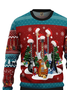 Ugly Christmas Guitar Crew Neck Sweatshirt