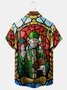 St. Patrick's Day Chest Pocket Short Sleeve Casual Shirts
