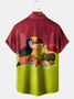 Hawaii Taco Toucan Chest Pocket Short Sleeve Hawaiian Shirt