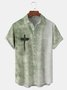 Cross Chest Pocket Short Sleeve Casual Shirt