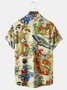 Japanese Ukiyoe Beauty Chest Pocket Short Sleeve Hawaiian Shirt