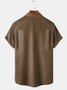 Ethenic Chest Pocket Short Sleeve Bowling Shirt