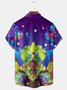 Brazil Carnival Chest Pocket Short Sleeve Casual Shirt