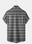 Stripe Chest Pocket Short Sleeve Hawaiian Shirt