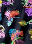Chameleon Chest Pocket Short Sleeve Hawaiian Shirt