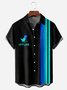 Offline Chest Pocket Short Sleeve Bowling Shirt