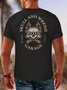 Skull Crew Neck Casual T-Shirt